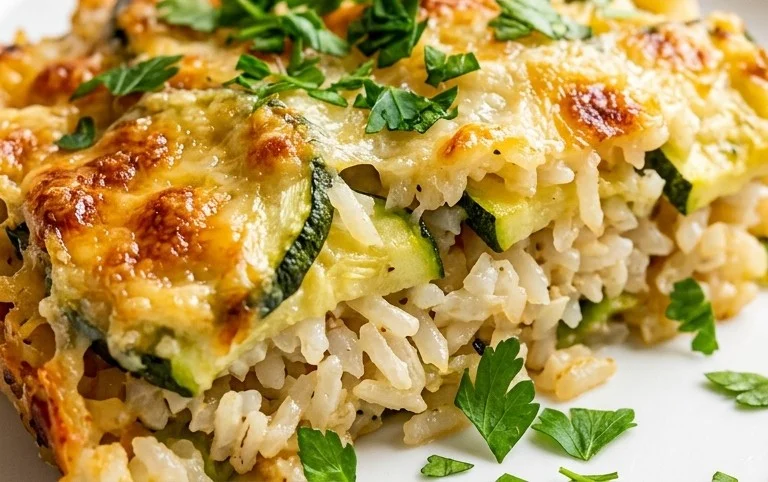 Julia Child's Zucchini and Rice Gratin (Tian de Courgettes au Riz)