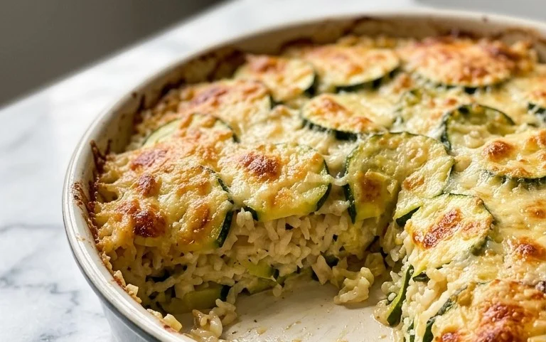 Julia Child's Zucchini and Rice Gratin (Tian de Courgettes au Riz)