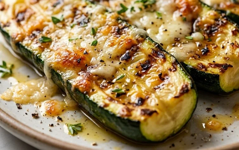 Grilled Zucchini with Parmesan