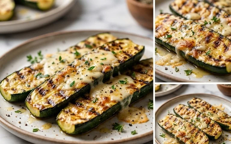 Grilled Zucchini with Parmesan