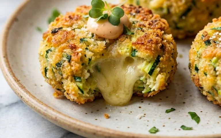 Zucchini Garlic Bites