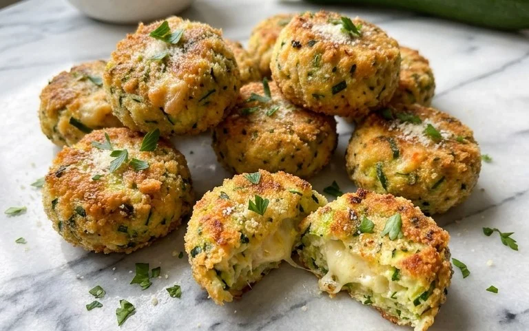 Zucchini Garlic Bites